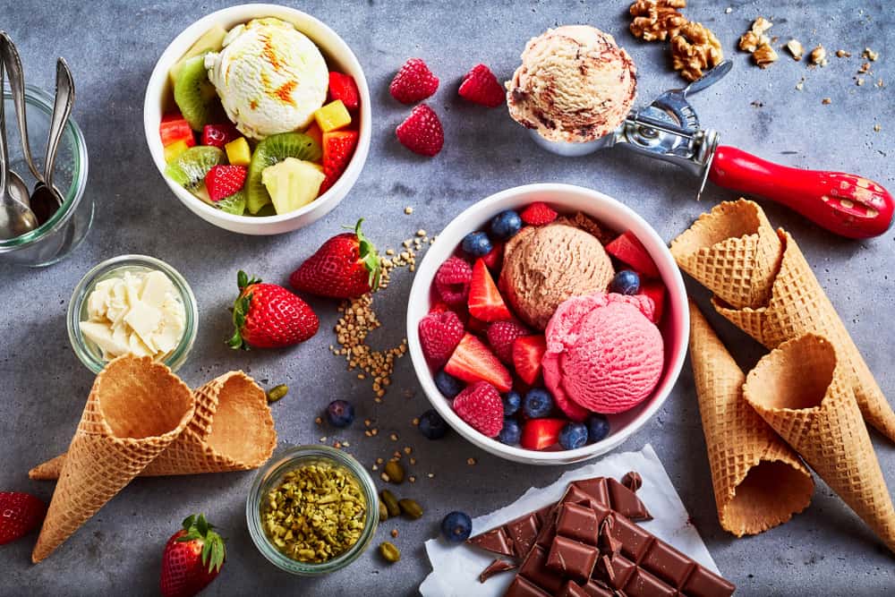 los helados caseros son una opción muy saludable para refrescarnos en verano
